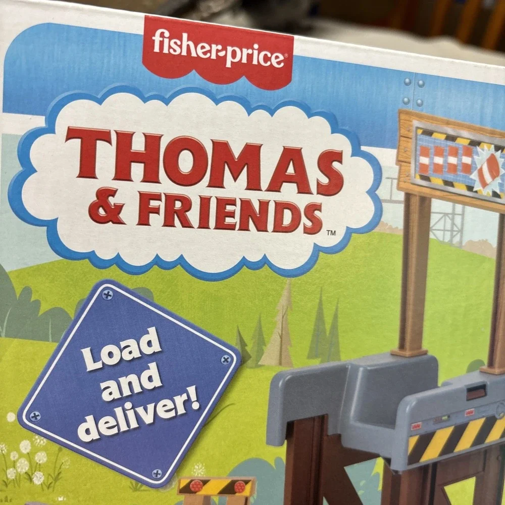 Fisher-Price Thomas & Friends Diesel's Lift & Load Construction Train Set New!